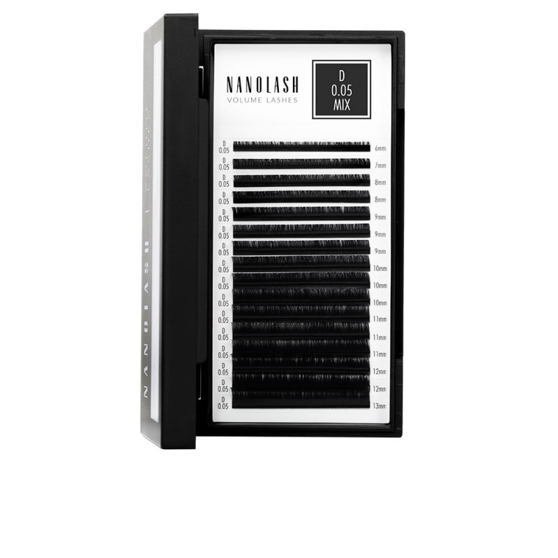 VOLUME LASHES ciglia finte 0,05 D 6-13 mm 1 u VOLUME LASHES ciglia finte 0,05 D 6-13 mm 1 u