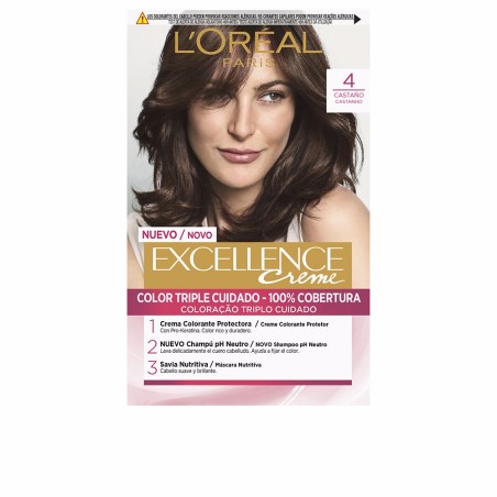 EXCELLENCE Creme tinte 4-castaño 192 ml