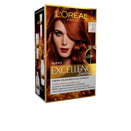 EXCELLENCE INTENSE Haarfarbe 7.43 goldenes Kupferblond 1 St
