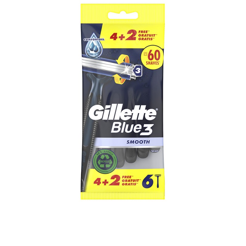BLUE 3 Einweg-Rasierklinge 6 Stk BLUE 3 Einweg-Rasierklinge 6 Stk