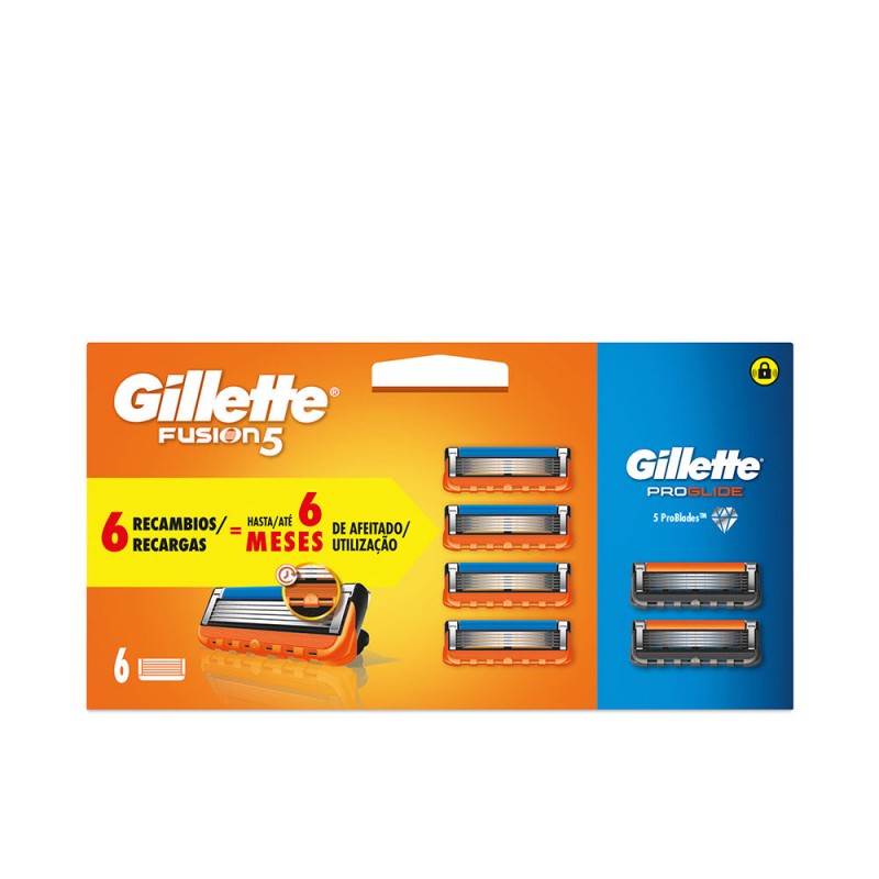 Caricatore FUSION 5 4 ricambi + PROGLIDE 2 ricambi Caricatore FUSION 5 4 ricambi + PROGLIDE 2 ricambi