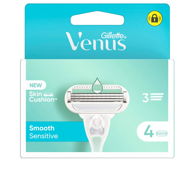 VENUS SMOOTH SENSITIVE Ladegerät 4 Nachfüllungen VENUS SMOOTH SENSITIVE Ladegerät 4 Nachfüllungen