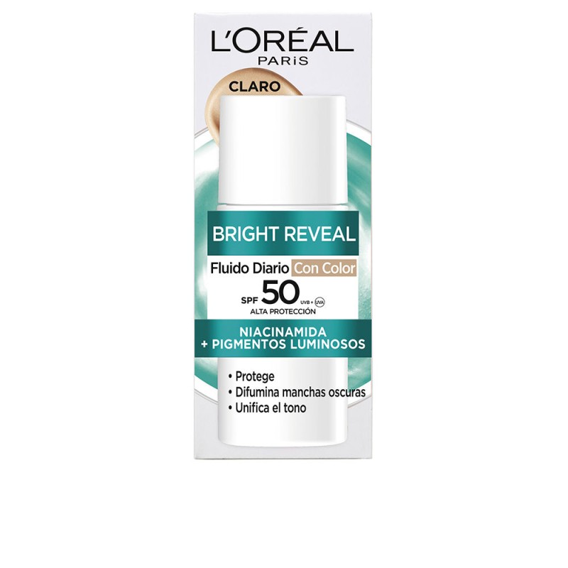 BRIGHT REVEAL NIACINAMIDA fluido quotidiano SPF50 clear 50 ml BRIGHT REVEAL NIACINAMIDA fluido quotidiano SPF50 clear 50 ml