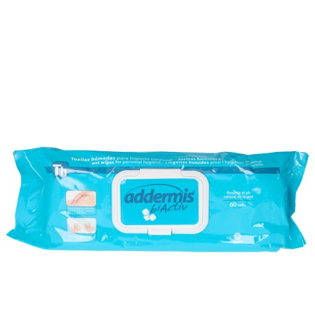 ADDERMIS BIACTIV lingettes humides pour adultes 60 u