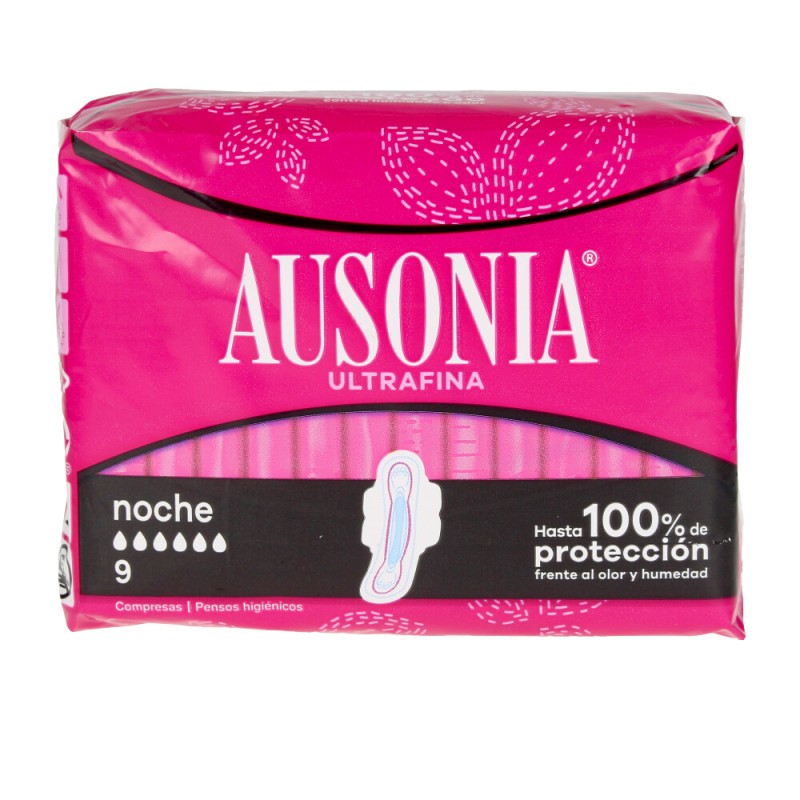 AUSONIA compresas noche ultra 9 u AUSONIA compresas noche ultra 9 u