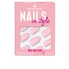 NAILS IN STYLE Kunstnägel 14-Rosa und Glanz 12 St