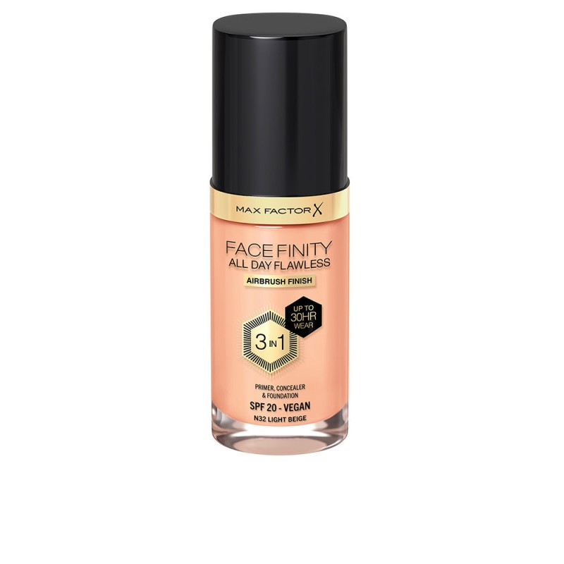 Base, correcteur et fond de teint FACEFINITY 3EN1 32-beige clair 30 ml Base, correcteur et fond de teint FACEFINITY 3EN1 32-beige clair 30 ml