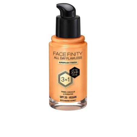 FACEFINITY ALL DAY FLAWLESS 3 IN 1 fondotinta W78-miele caldo 30 ml