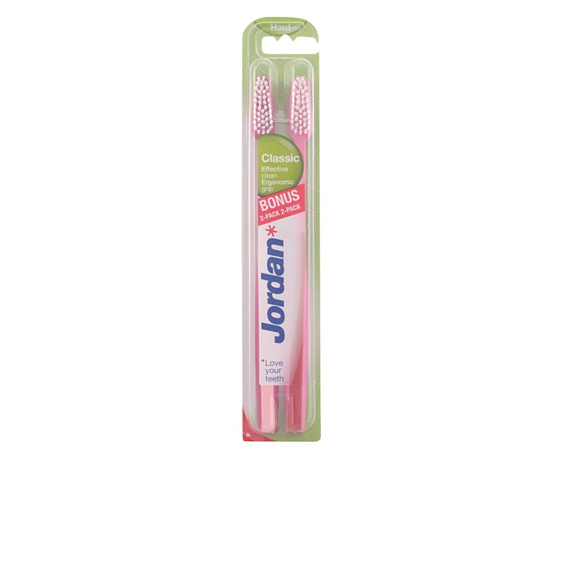 JORDAN CLASSIC cepillo dental duro 2 u JORDAN CLASSIC cepillo dental duro 2 u