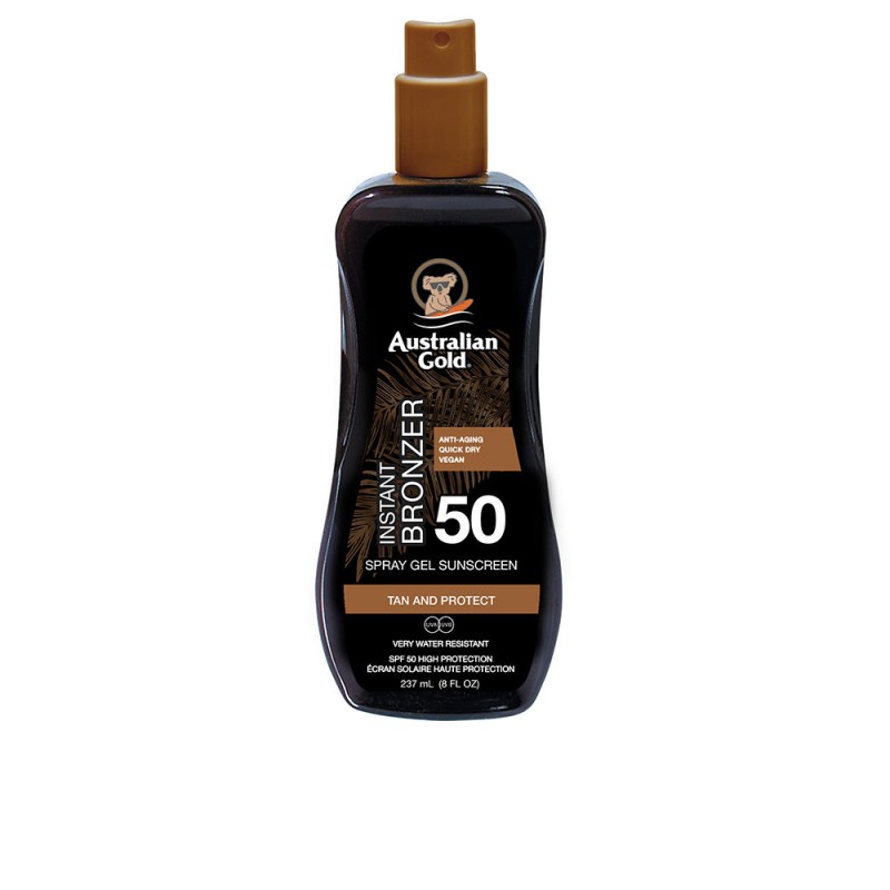 SUNSCREEN SPF50 spray gel con abbronzante istantaneo 237 ml SUNSCREEN SPF50 spray gel con abbronzante istantaneo 237 ml