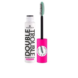 DOUBLE TROUBLE voluminöse Wimperntusche extra schwarz 12 ml