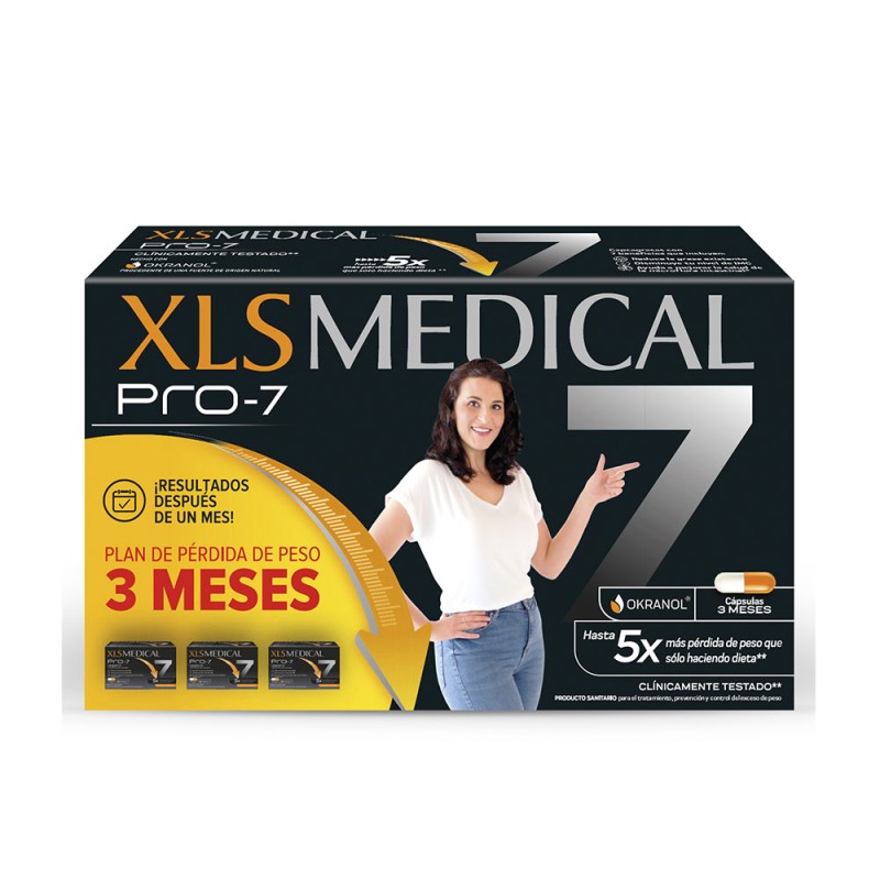 XLS MEDICAL PRO-7 CAPTAGRASAS PACK 540 cápsulas XLS MEDICAL PRO-7 CAPTAGRASAS PACK 540 cápsulas