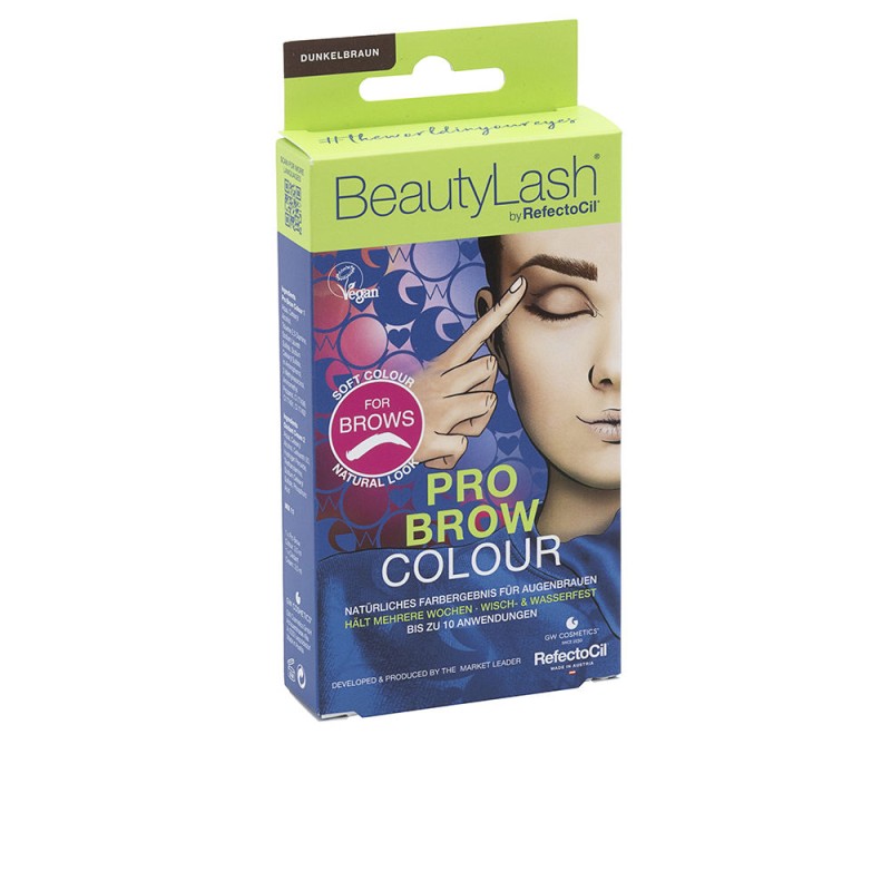 BEAUTYLASH PRO BROW COLOUR kit tinte cejas Castaño oscuro 1 u BEAUTYLASH PRO BROW COLOUR kit tinte cejas Castaño oscuro 1 u