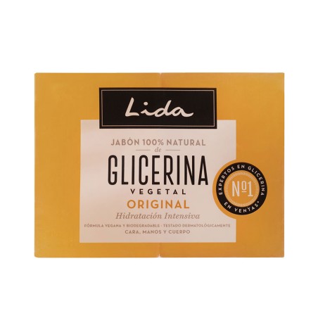 SAPONE NATURALE AL 100% GLICERINA ORIGINALE LOTTO 2 x 125 gr